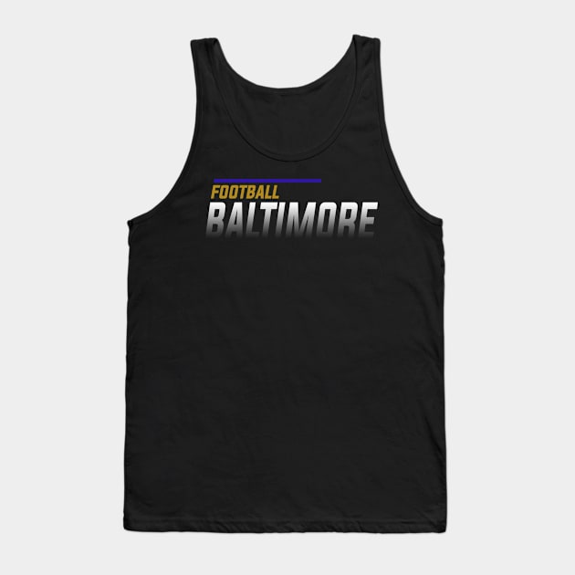 Baltimore Football Team Tank Top by igzine